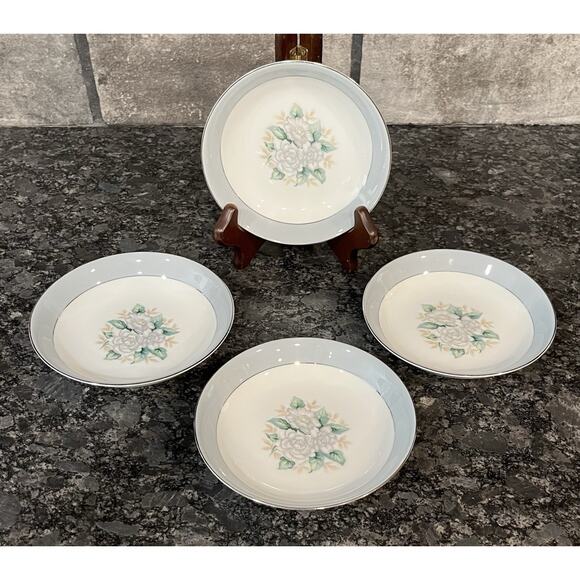 4 Vintage 5 1/2” Sheraton Fruit Berry Bowls Harmony House Fine China Sears #3250 - Picture 2 of 4
